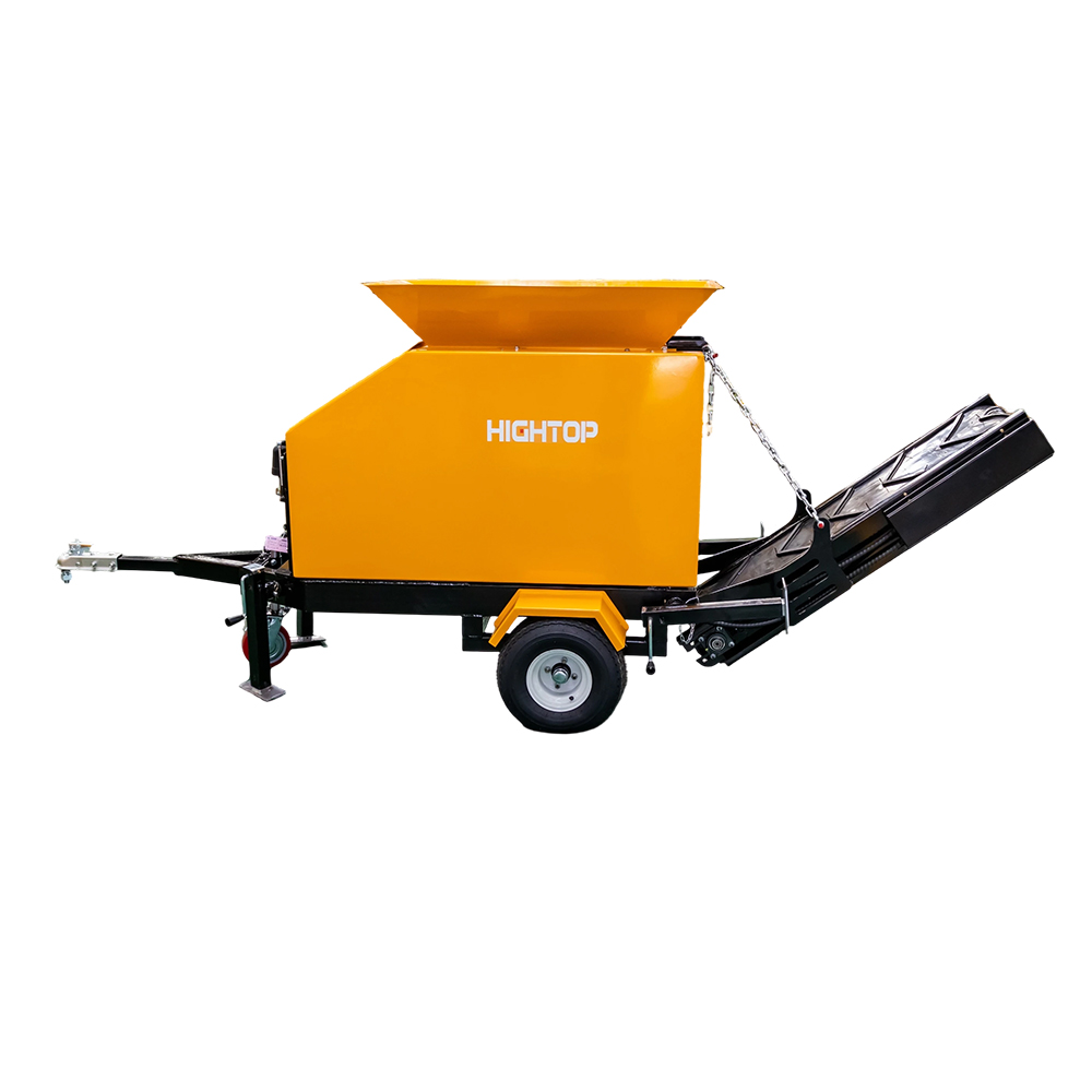 HTJC135拖車碎石機